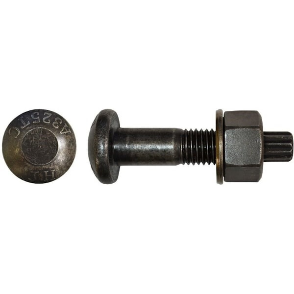 Newport Fasteners Grade A325, 7/8"9 Structural Bolt, Plain Stainless